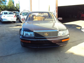 1991 LEXUS LS400, 4.0L AUTO 4DR, COLOR BROWN, STK Z14828